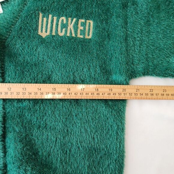 Wicked x Katie Kime Women's Logo Graphic Cardigan Emerald Green M NWT - Picture 8 of 8